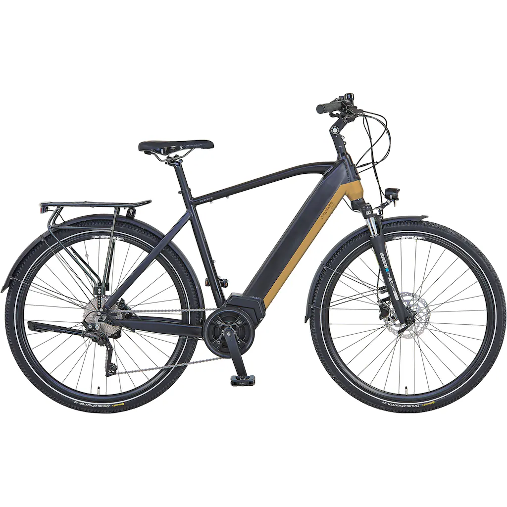 Prophete E-Bike »Entdecker InsideTwo« 10 Gang Shimano Deore Mittelmotor 250 W Pedelec Elektrofahrrad für Damen u. Herren Trekkingrad auf Raten Vierteljährliche Förderung