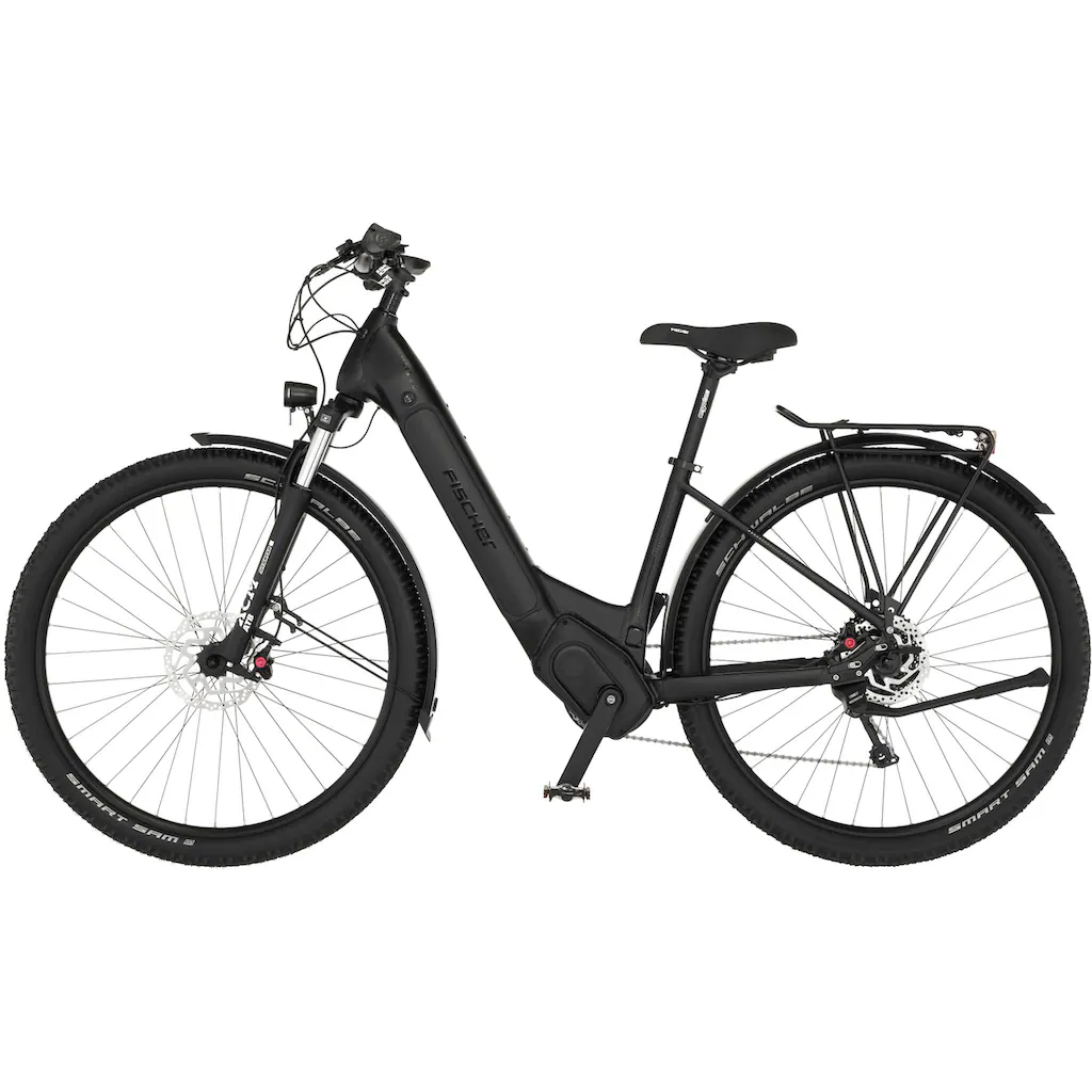 FISCHER Fahrrad E-Bike »TERRA 8.0i 43« 10 Gang Shimano Deore Mittelmotor 250 W (mit Fahrradschloss) Pedelec Elektrofahrrad für Damen u. Herren ATP auf Rechnung bestellen Discount Store für neue Produkte