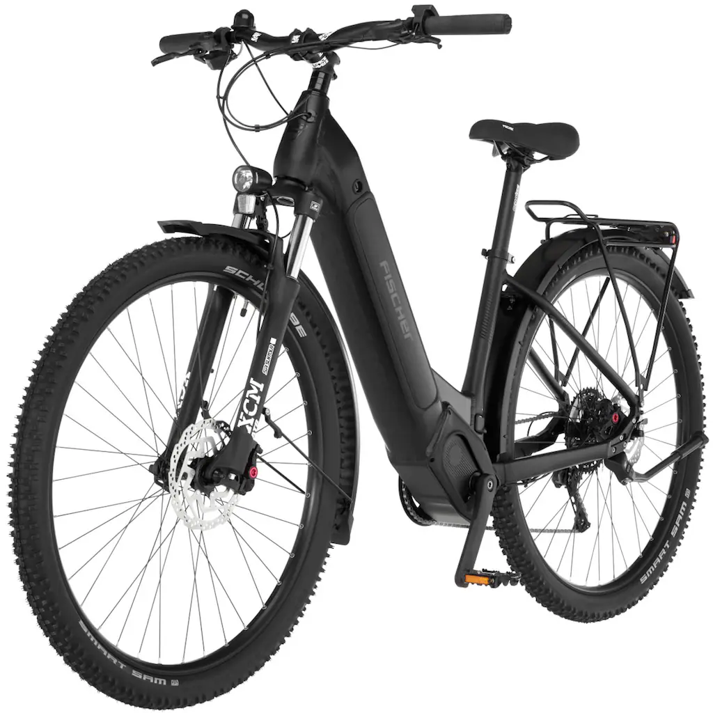 FISCHER Fahrrad E-Bike »TERRA 8.0i 43« 10 Gang Shimano Deore Mittelmotor 250 W (mit Fahrradschloss) Pedelec Elektrofahrrad für Damen u. Herren ATP auf Rechnung bestellen Discount Store für neue Produkte