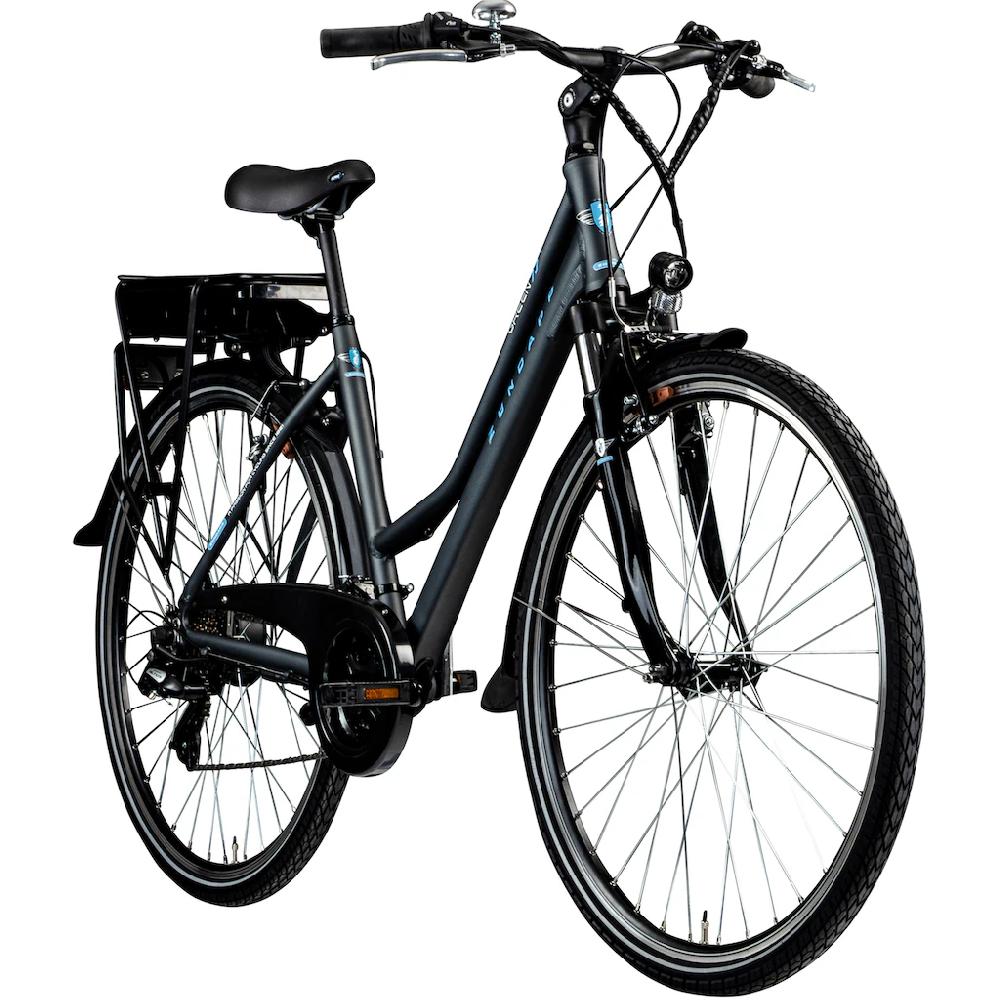 Zündapp E-Bike »Green 7.7 Damen« 21 Gang Shimano Altus RD-M310 Heckmotor 250 W Pedelec Elektrofahrrad für Damen Trekkingrad Fabrikladen