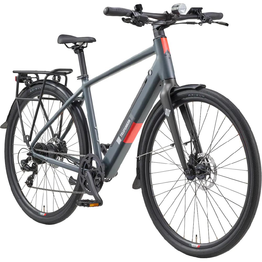 Telefunken E-Bike »UH210 Herren« 7 Gang Shimano Heckmotor 250 W (28 Zoll Straßenzulassung Drehmomentsensor) Pedelec Elektrofahrrad für Herren Urbanbike Cityrad auf Rechnung kaufen Speichern exportieren