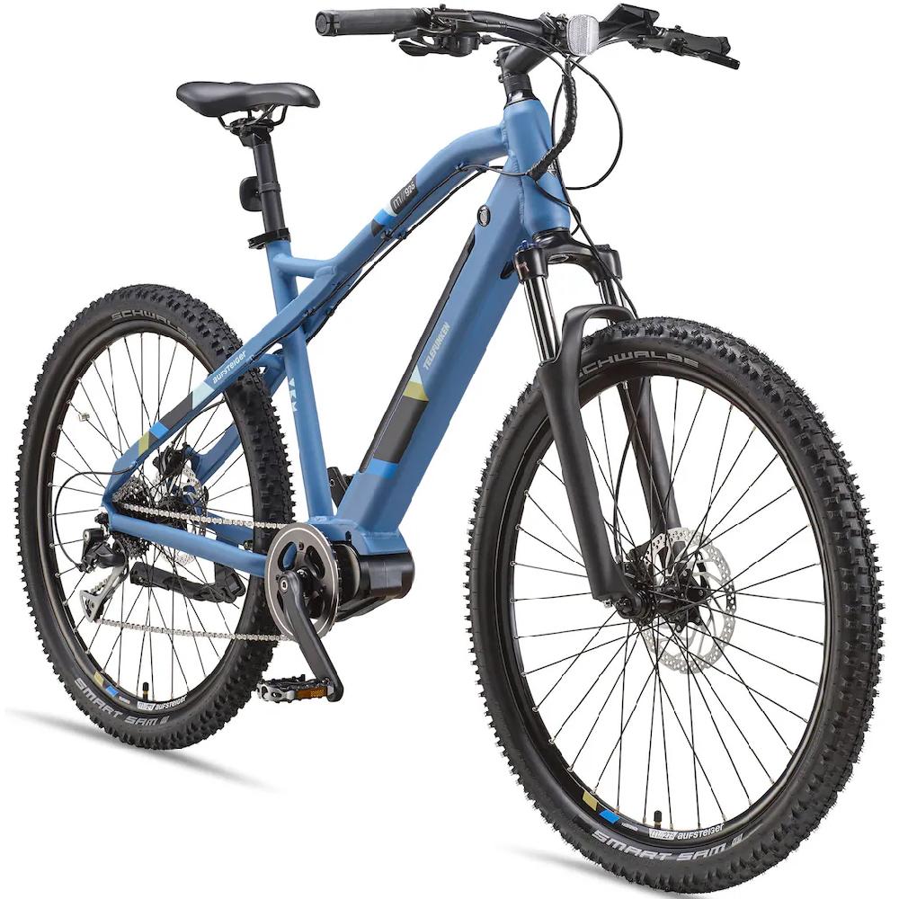 Telefunken E-Bike »Aufsteiger M925« 8 Gang Shimano Acera Mittelmotor 250 W Pedelec Elektrofahrrad für Damen u. Herren MTB Mountainbike Im Verkauf