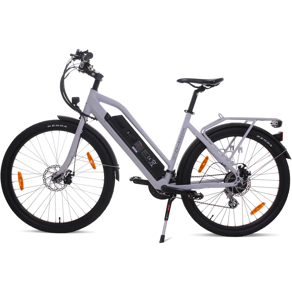 LLobe E-Bike »Voga Bianco« 21 Gang Shimano Heckmotor 250 W Pedelec Elektrofahrrad für Damen u. Herren Rabatte dieses Monats
