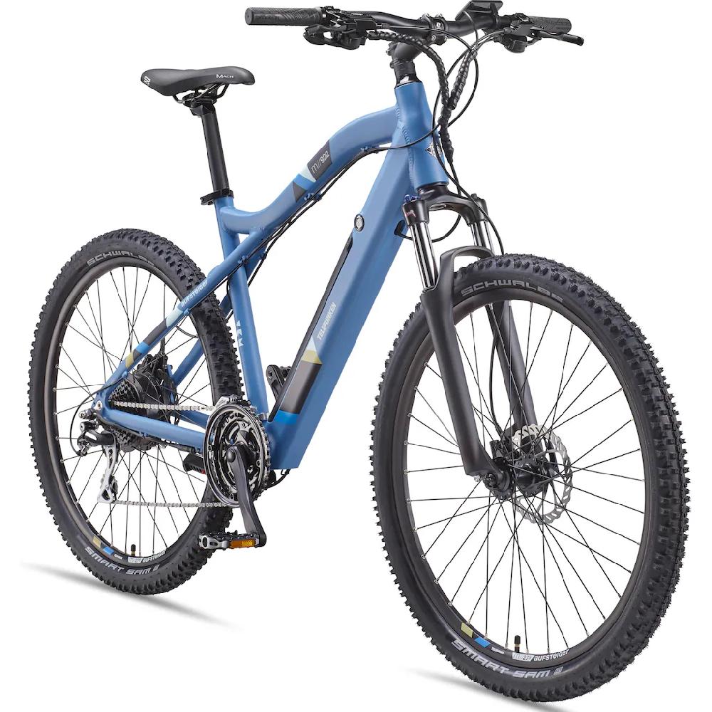 Telefunken E-Bike »Aufsteiger M922« 24 Gang Shimano Acera Heckmotor 250 W Pedelec Elektrofahrrad für Damen u. Herren MTB Mountainbike Outlet