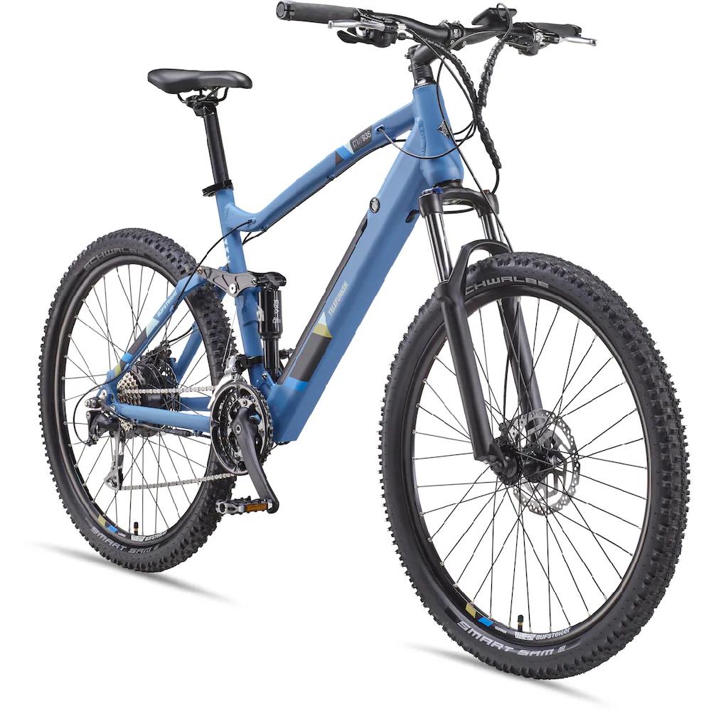 Telefunken E-Bike »Aufsteiger M935« 24 Gang Shimano Acera Heckmotor 250 W Pedelec Elektrofahrrad für Damen u. Herren MTB Mountainbike auf Raten Angebote