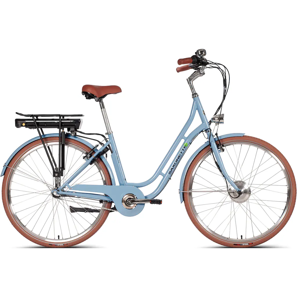 SAXONETTE E-Bike »Saxonette Style Plus 2.0« 3 Gang Frontmotor 250 W (mit Akku-Ladegerät) Pedelec Elektrofahrrad für Damen u. Herren Cityrad auf Raten Hotsell