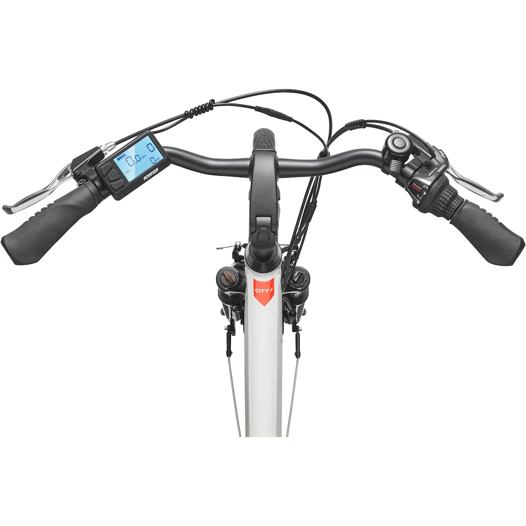 Telefunken E-Bike »Multitalent RC825« 7 Gang Shimano Frontmotor 250 W (28 Zoll Straßenzulassung ca. 100 km Reichweite) Pedelec Elektrofahrrad für Herren u. Damen tiefer Einstieg Cityrad auf Rechnung online kaufen Blitzverkäufe