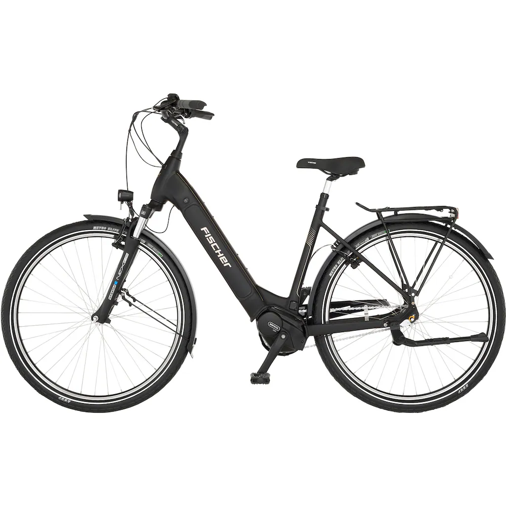 FISCHER Fahrrad E-Bike »CITA 2.2I 522« 3 Gang Shimano Nexus Mittelmotor 250 W (Schloss) Pedelec Elektrofahrrad für Damen u. Herren Cityrad Limitierter Zeitrabatt
