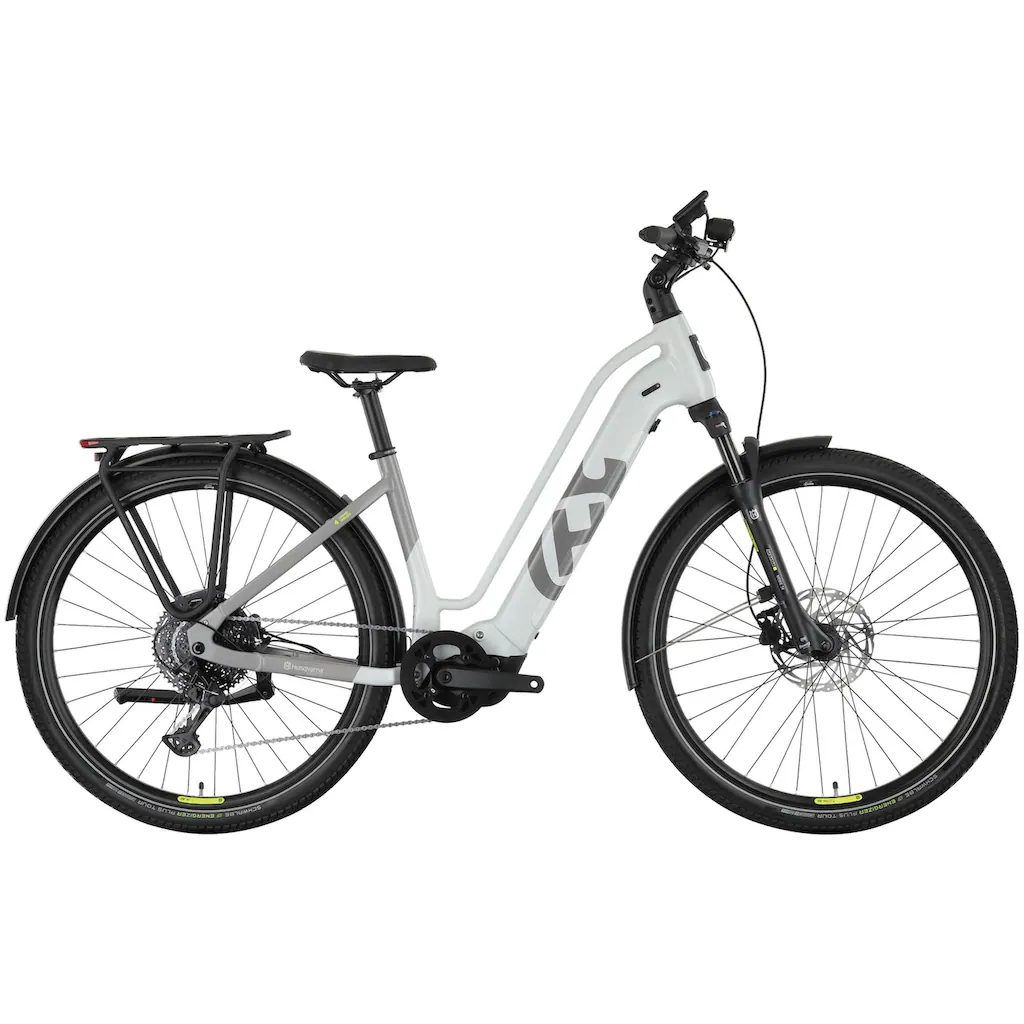 Husqvarna E-BICYCLES E-Bike »E-Trekkingbike Grand Pather 4« 11 Gang Tektro RD-M550 Mittelmotor 250 W (tiefer Einstieg 28" Yamaha Motor Scheibenbremsen Straßenzulassung) Pedelec Elektrofahrrad für Herren Trekkingrad auf Rechn Fabrikpreis
