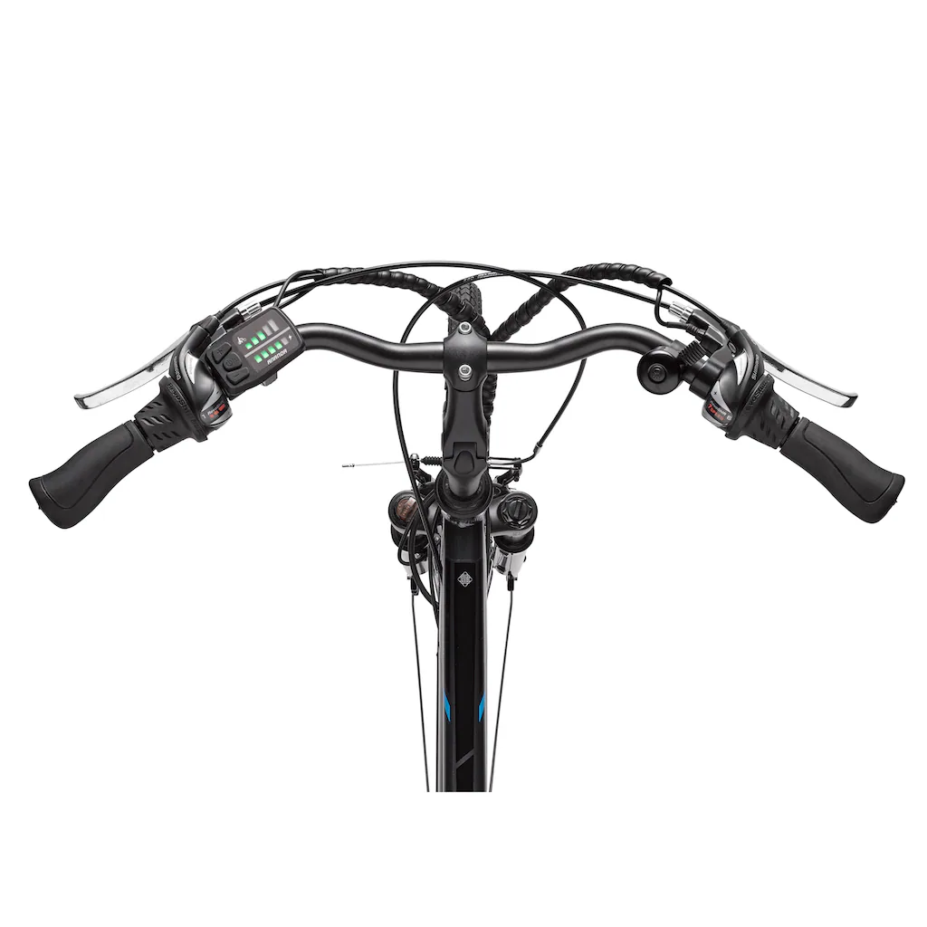 Telefunken E-Bike »Expedition XT481« 21 Gang Shimano Heckmotor 250 W (mit Fahrradtasche) Pedelec Elektrofahrrad für Herren Trekkingrad auf Rechnung Preisnachlass