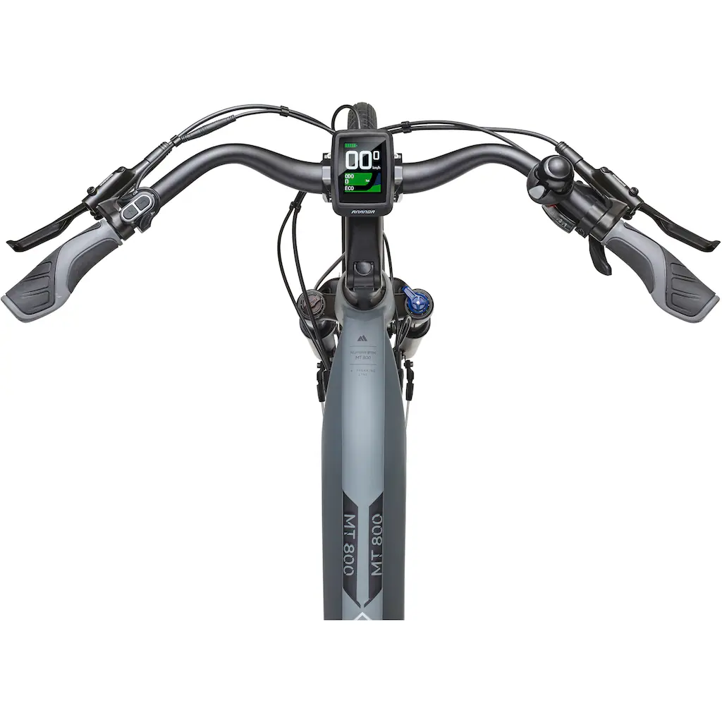 RUHRWERK E-Bike »MT800 Herren« 8 Gang Shimano Acera Mittelmotor 250 W Pedelec Elektrofahrrad für Herren Trekkingrad auf Rechnung bestellen Vatertagsangebot