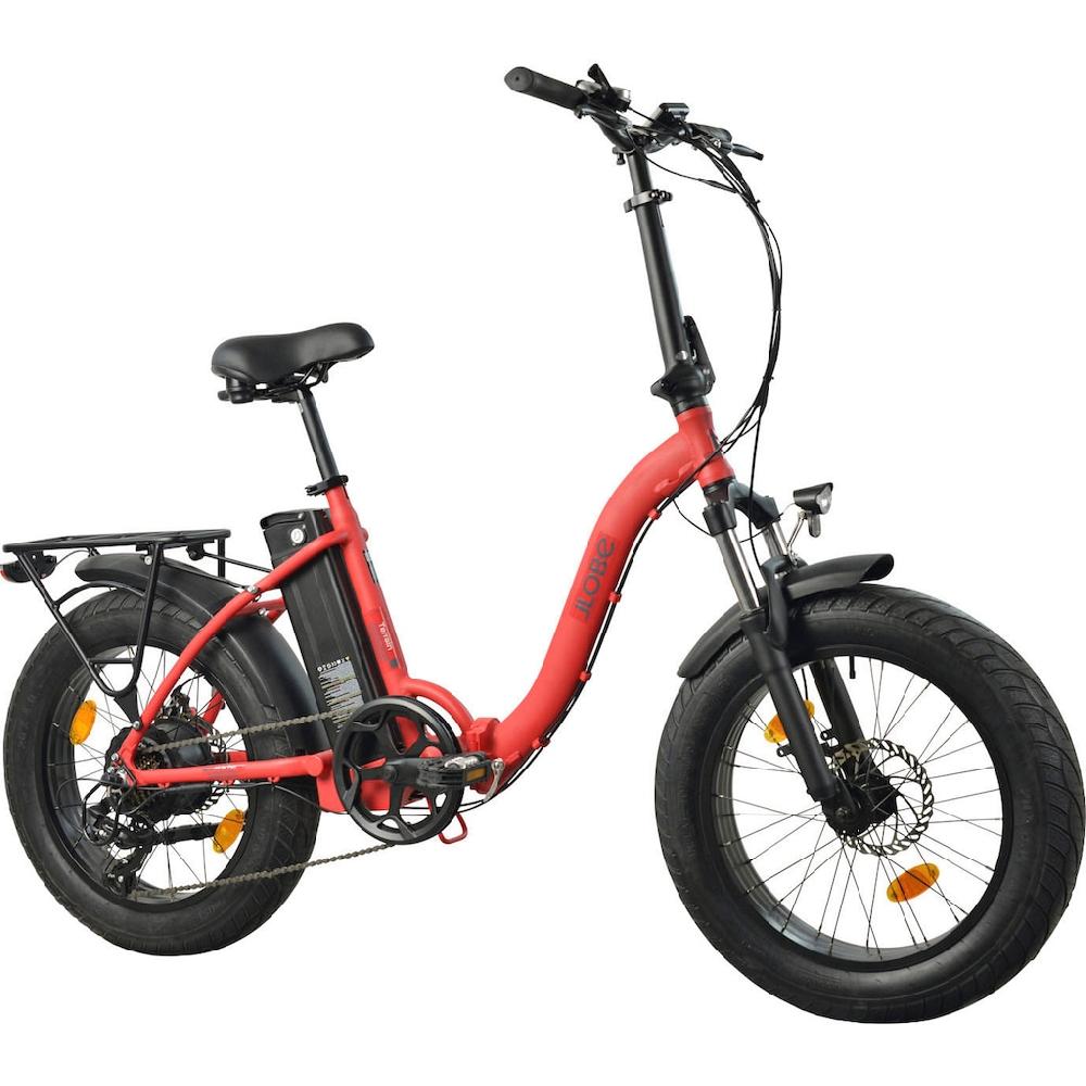 LLobe E-Bike »Elektro Faltrad 20" Terrain rot« Shimano Tourney Heckmotor 250 W Neueste Mode