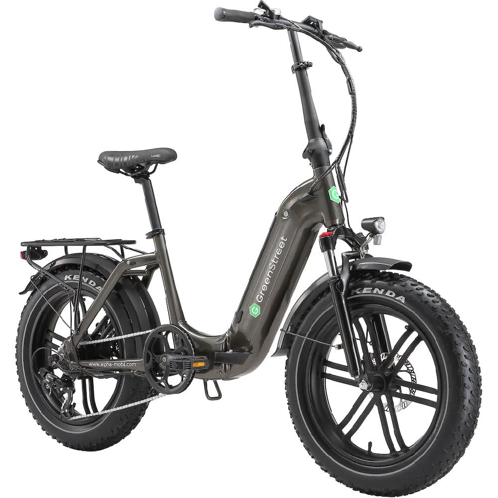 GreenStreet E-Bike »Tiefeinsteiger Klapprad GS5« 7 Gang Shimano Heckmotor 250 W (Set 2 tlg. mit Akku-Ladegeräte Fat Tires) Pedelec Elektrofahrrad für Damen u. Herren Klapprad auf Rechnung online bestellen Exklusive Angebote