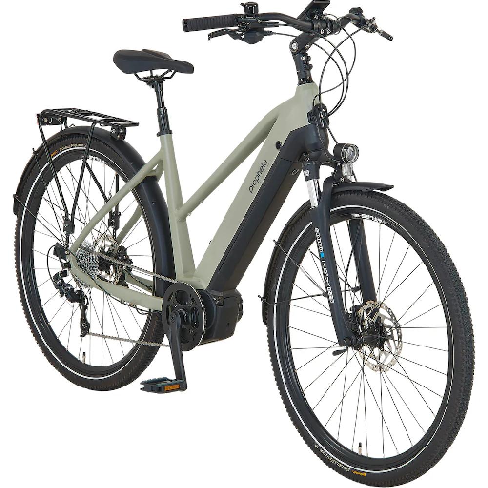Prophete E-Bike »Entdecker 4.0« 10 Gang microSHIFT RD-M61S Mittelmotor 250 W Pedelec Elektrofahrrad für Damen Trekkingrad auf Rechnung kaufen Neuheiten
