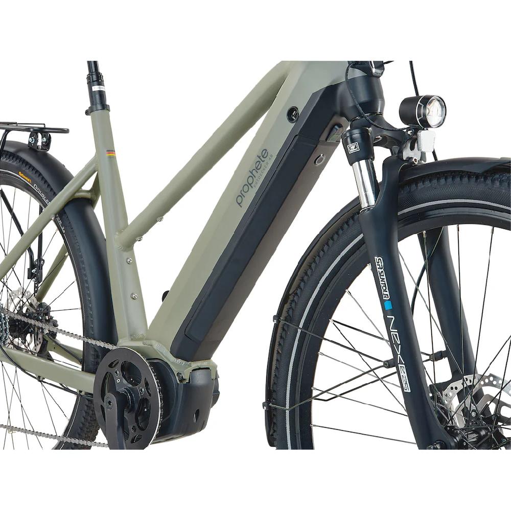 Prophete E-Bike »Entdecker 4.0« 10 Gang microSHIFT RD-M61S Mittelmotor 250 W Pedelec Elektrofahrrad für Damen Trekkingrad auf Rechnung kaufen Neuheiten