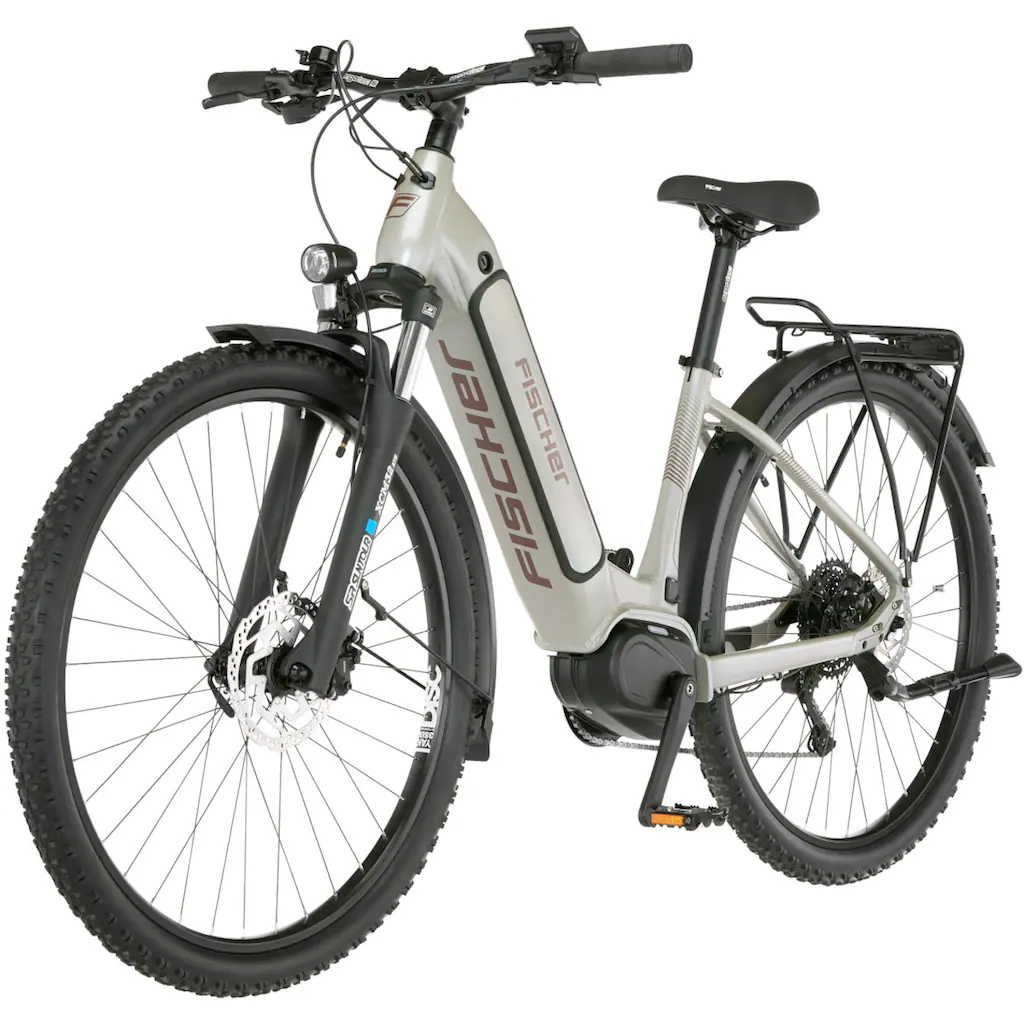 FISCHER Fahrrad E-Bike »TERRA 4.0i 43« 10 Gang Shimano Deore Mittelmotor 250 W (mit Fahrradschloss) Pedelec Elektrofahrrad für Damen u. Herren ATP auf Raten Bestseller