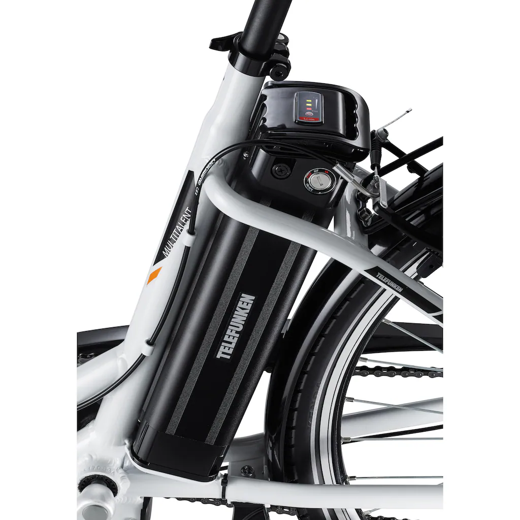Telefunken E-Bike »Multitalent RC830« 3 Gang Shimano Nexus Frontmotor 250 W Pedelec Elektrofahrrad für Damen u. Herren Cityrad auf Rechnung kaufen Saisonale Angebote