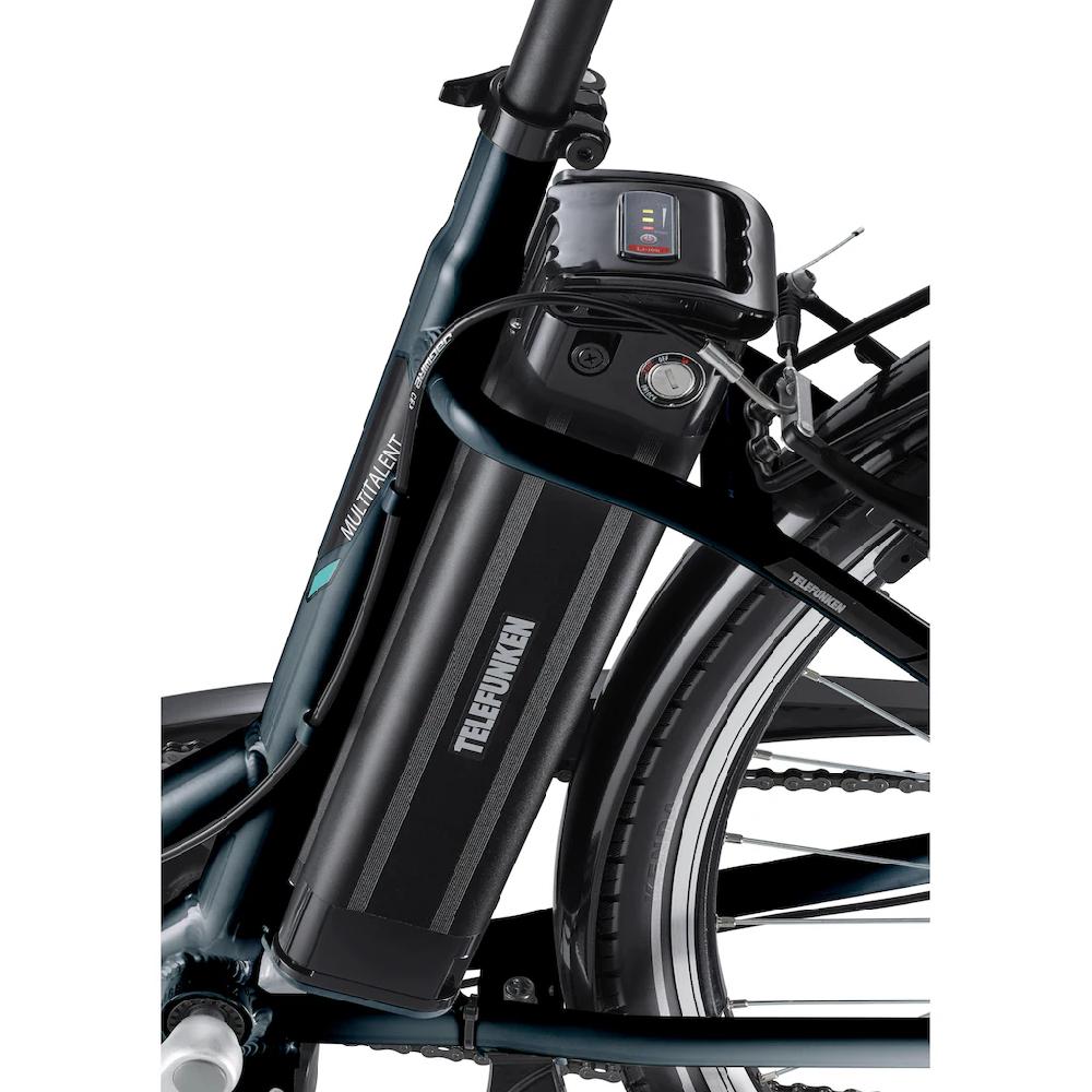 Telefunken E-Bike »Multitalent RC830« 3 Gang Shimano Nexus Frontmotor 250 W Pedelec Elektrofahrrad für Damen u. Herren Cityrad auf Raten Räumungsverkauf