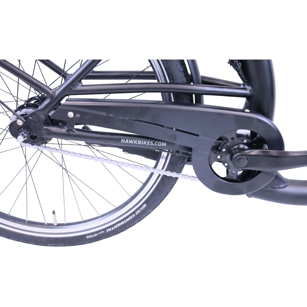 HAWK Bikes E-Bike »eCity Comfort« 7 Gang Shimano Nexus 7-Gang Frontmotor 250 W Pedelec Elektrofahrrad für Damen u. Herren Cityrad Kauf eins, bekomm eins gratis