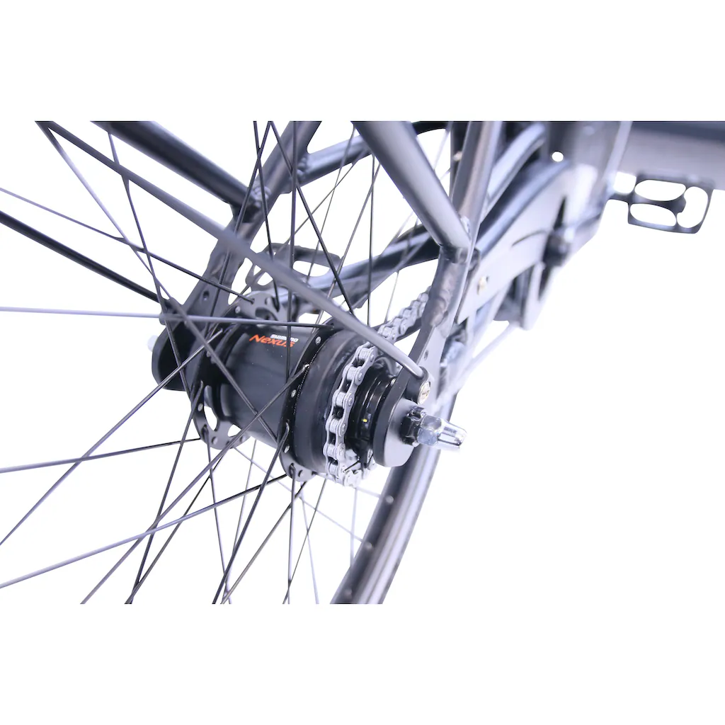 HAWK Bikes E-Bike »eCity Comfort« 7 Gang Shimano Nexus 7-Gang Frontmotor 250 W Pedelec Elektrofahrrad für Damen u. Herren Cityrad Kauf eins, bekomm eins gratis