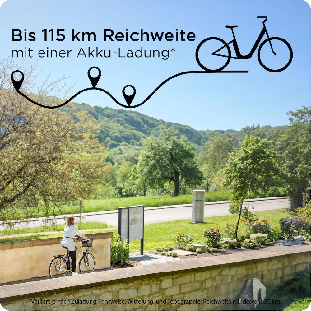 Zündapp E-Bike »Z517« 7 Gang Shimano Frontmotor 250 W Pedelec Elektrofahrrad für Damen u. Herren Cityrad auf Rechnung kaufen Sonderangebote