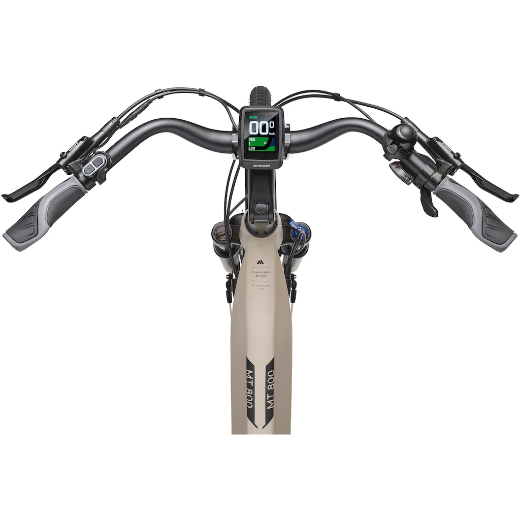 RUHRWERK E-Bike »MT800 Damen« 8 Gang Shimano Acera Mittelmotor 250 W Pedelec Elektrofahrrad für Damen Trekkingrad auf Rechnung Begrenzte Freigabe