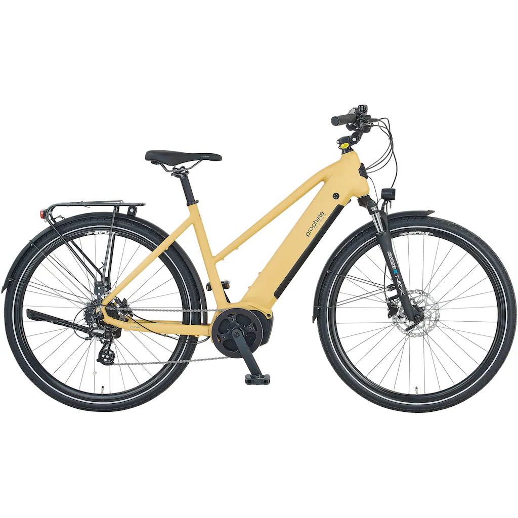 Prophete E-Bike »Entdecker 3.4« 8 Gang Shimano Mittelmotor 250 W Pedelec Elektrofahrrad für Damen Trekkingrad auf Rechnung bestellen Letzter Tag
