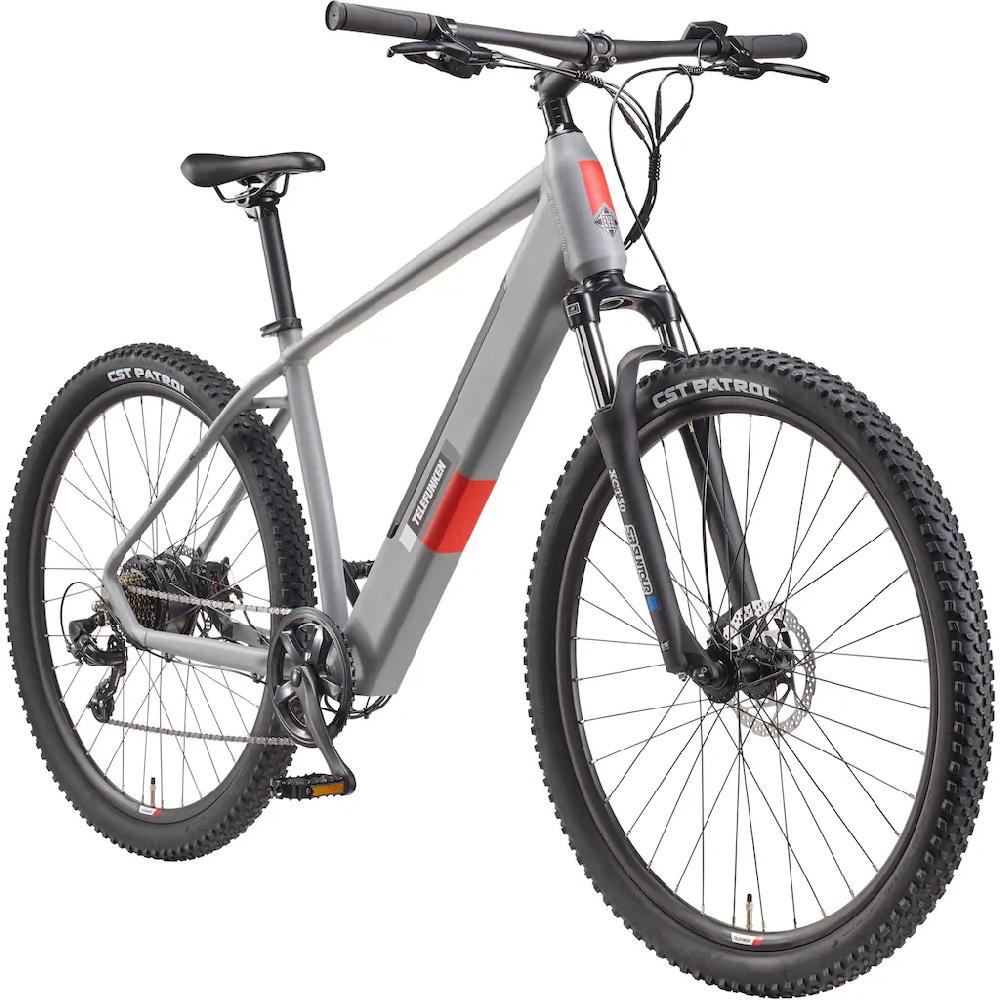 Telefunken E-Bike »Aufsteiger M921« 7 Gang Shimano Heckmotor 250 W (29 Zoll Scheibenbremsen) Pedelec Elektrofahrrad für Damen u. Herren MTB Mountainbike auf Raten Bis zu 50% Rabatt