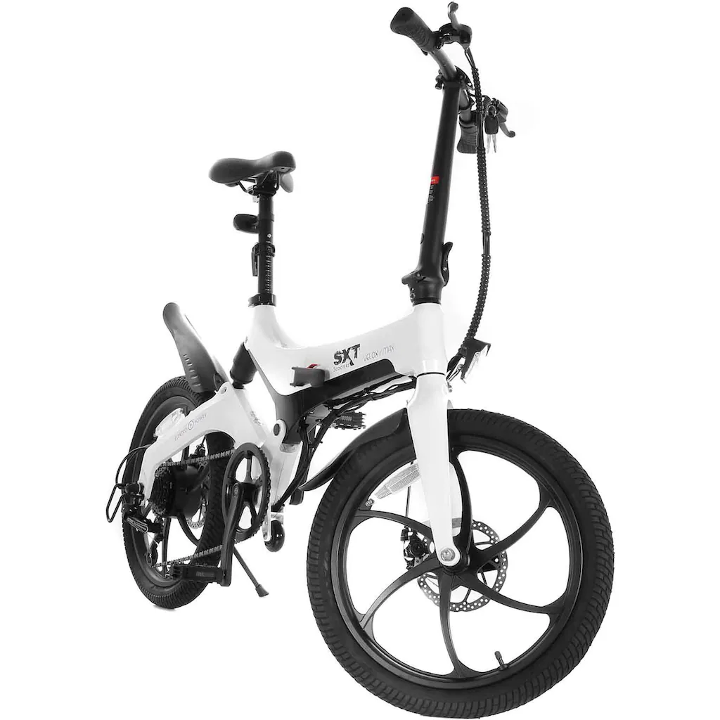 SXT Scooters E-Bike »Velox MAX« 6 Gang Heckmotor 250 W Pedelec Elektrofahrrad für Damen u. Herren Bis zu 60% Rabatt