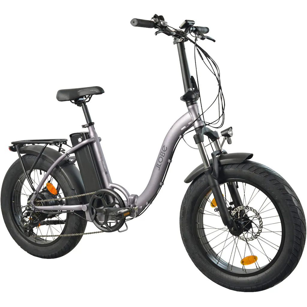 LLobe E-Bike »Elektro Faltrad 20" Terrain grau« Shimano Tourney Heckmotor 250 W Vierteljährliche Förderung