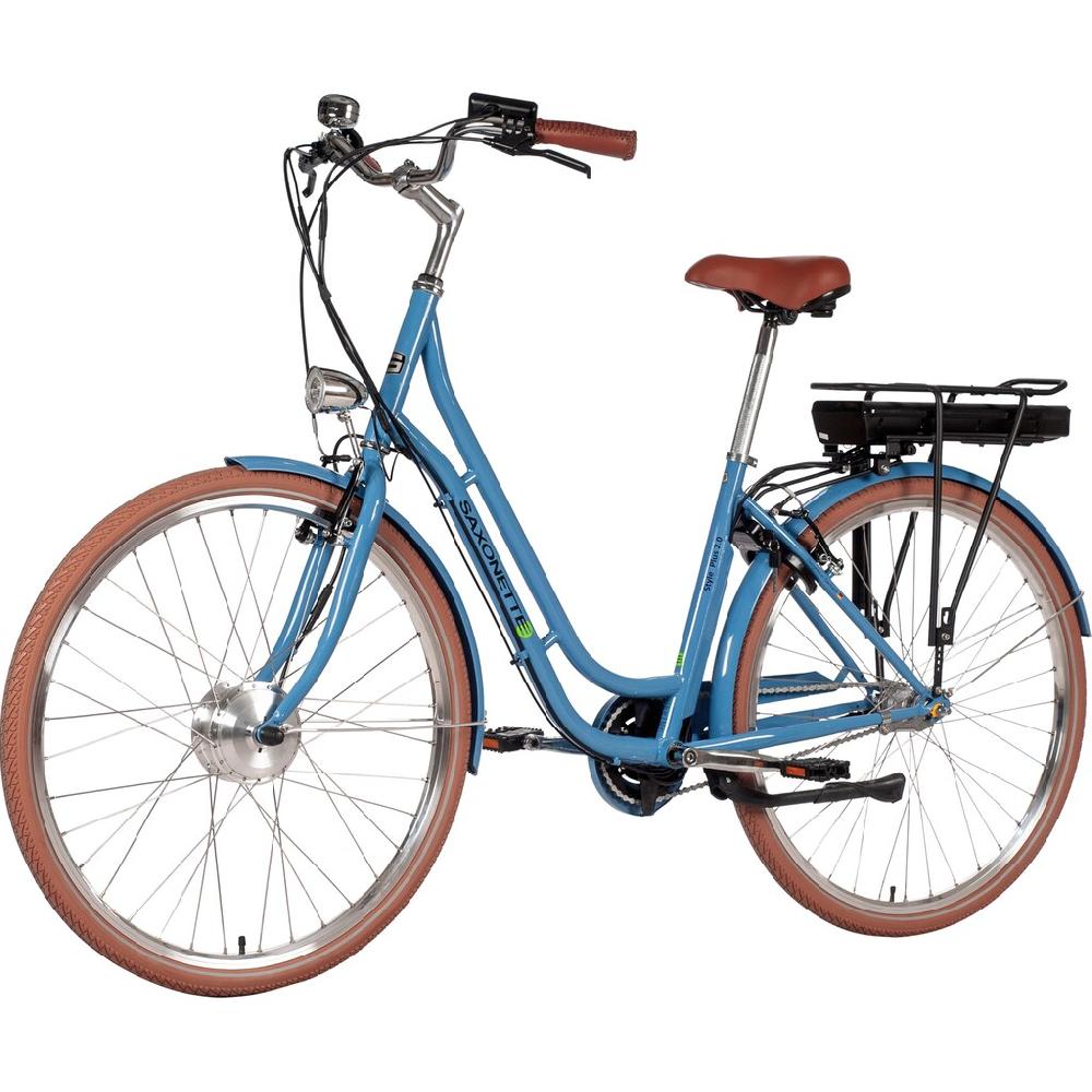 SAXONETTE E-Bike »Style Plus 2.0« 3 Gang Frontmotor 250 W (mit Akku-Ladegerät) Pedelec Elektrofahrrad für Damen u. Herren Cityrad auf Raten Im Verkauf