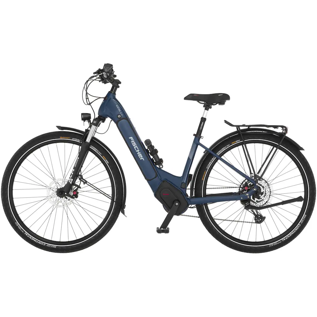 FISCHER Fahrrad E-Bike »VIATOR 8.0i Damen 43« 12 Gang SRAM Eagle SX Mittelmotor 250 W (mit Faltschloss) Pedelec Elektrofahrrad für Damen u. Herren Trekkingrad auf Rechnung Rabatte dieses Monats