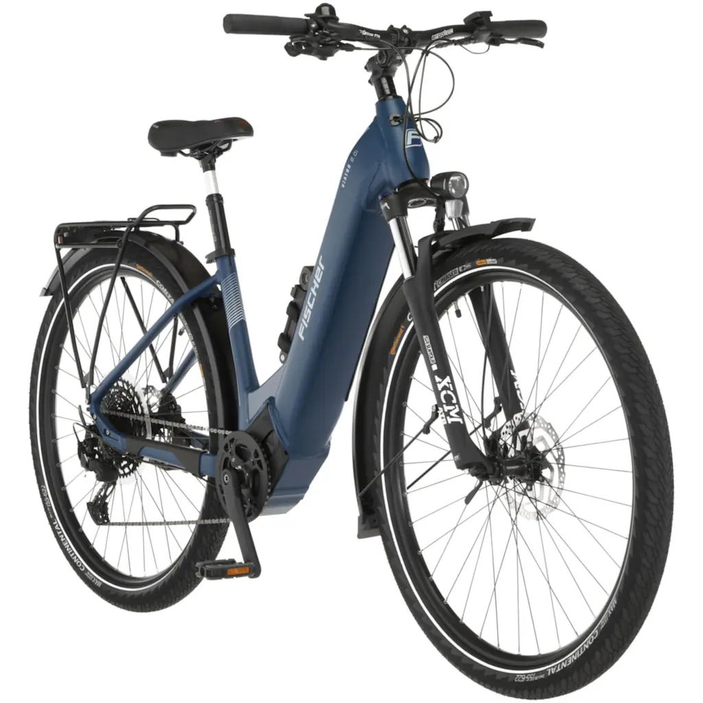 FISCHER Fahrrad E-Bike »VIATOR 8.0i Damen 43« 12 Gang SRAM Eagle SX Mittelmotor 250 W (mit Faltschloss) Pedelec Elektrofahrrad für Damen u. Herren Trekkingrad auf Rechnung Rabatte dieses Monats
