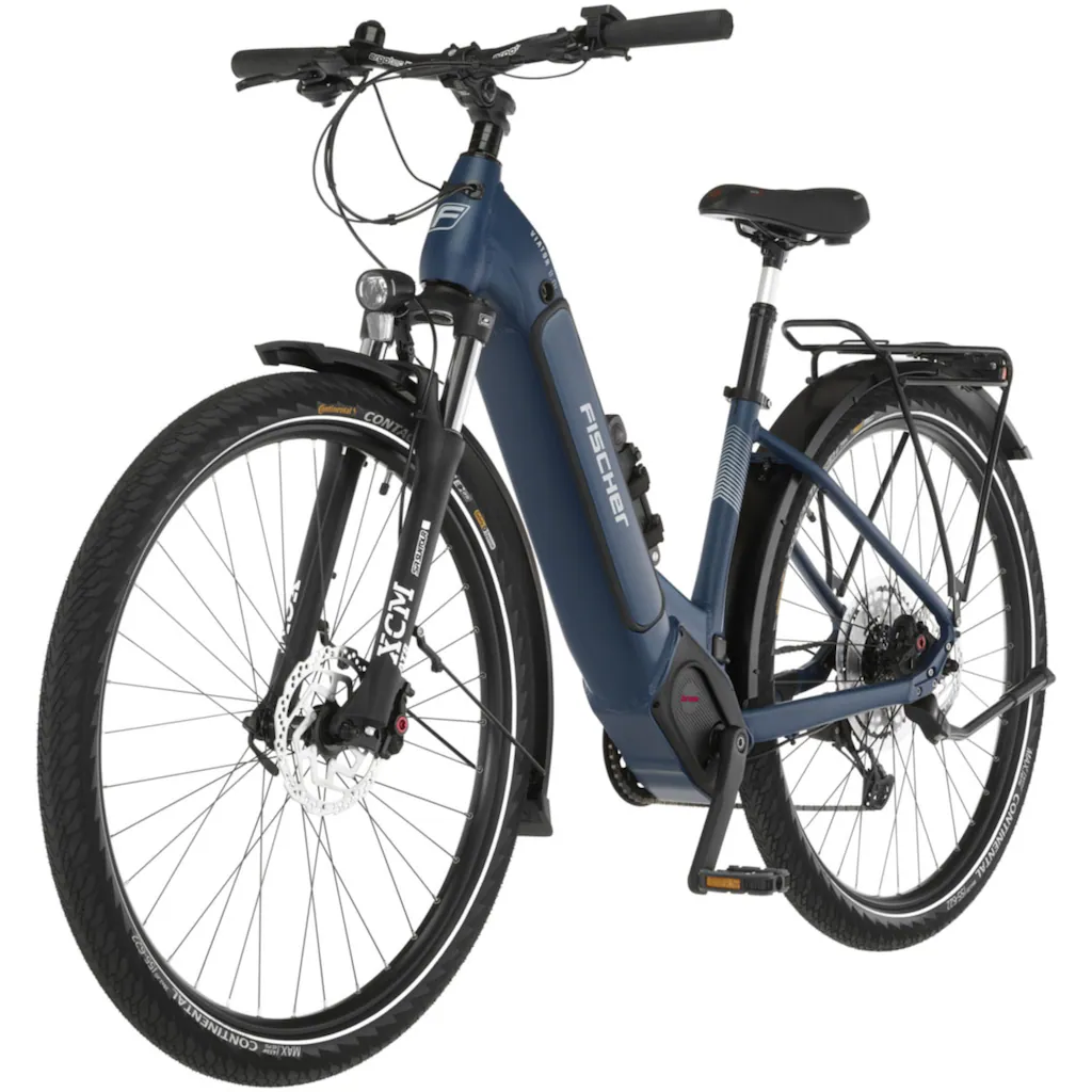 FISCHER Fahrrad E-Bike »VIATOR 8.0i Damen 43« 12 Gang SRAM Eagle SX Mittelmotor 250 W (mit Faltschloss) Pedelec Elektrofahrrad für Damen u. Herren Trekkingrad auf Rechnung Rabatte dieses Monats