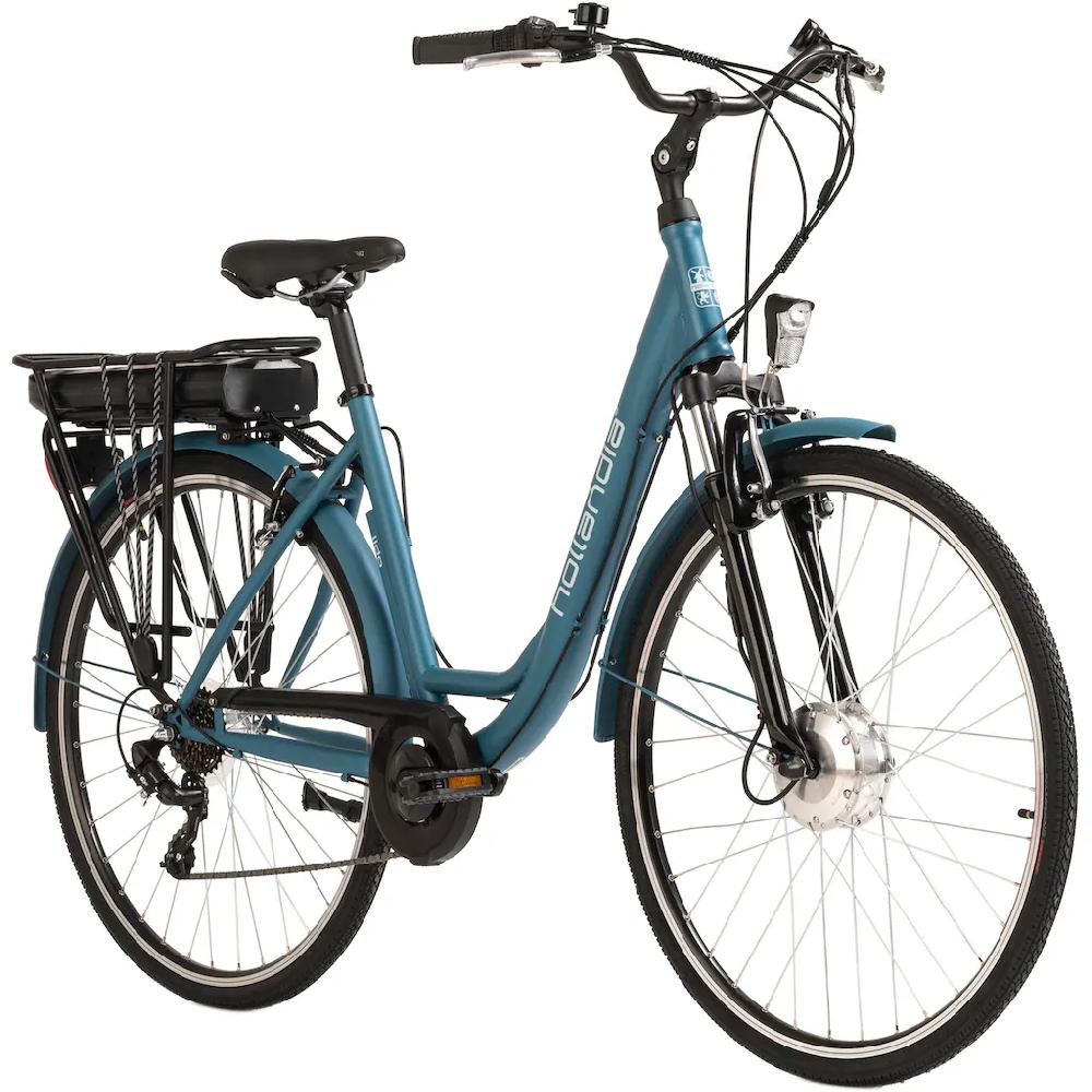 Hollandia E-Bike »Lido« 7 Gang Shimano Tourney Frontmotor 250 W Pedelec Elektrofahrrad für Damen u. Herren Cityrad Outlet