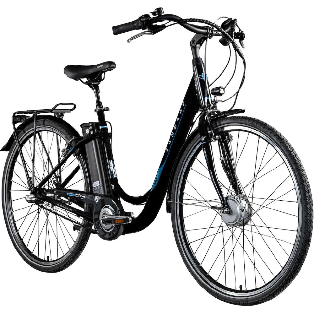 Zündapp E-Bike »Green 2.7« 3 Gang Shimano Nexus Frontmotor 250 W Pedelec Elektrofahrrad für Damen u. Herren Cityrad auf Rechnung bestellen Auslauf