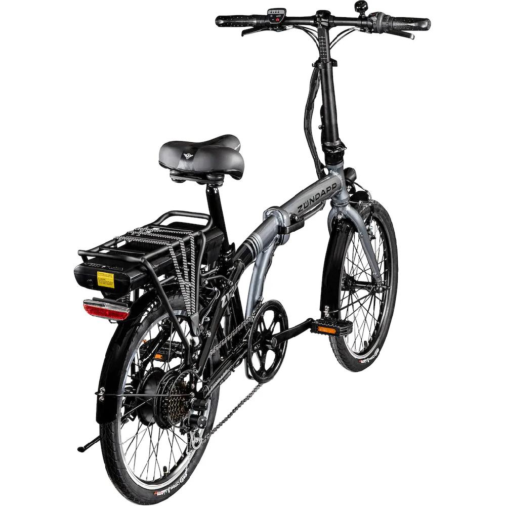 Zündapp E-Bike »Z120« 7 Gang Shimano Tourney Heckmotor 250 W Pedelec Elektrofahrrad für Damen u. Herren Klapprad im Angebot