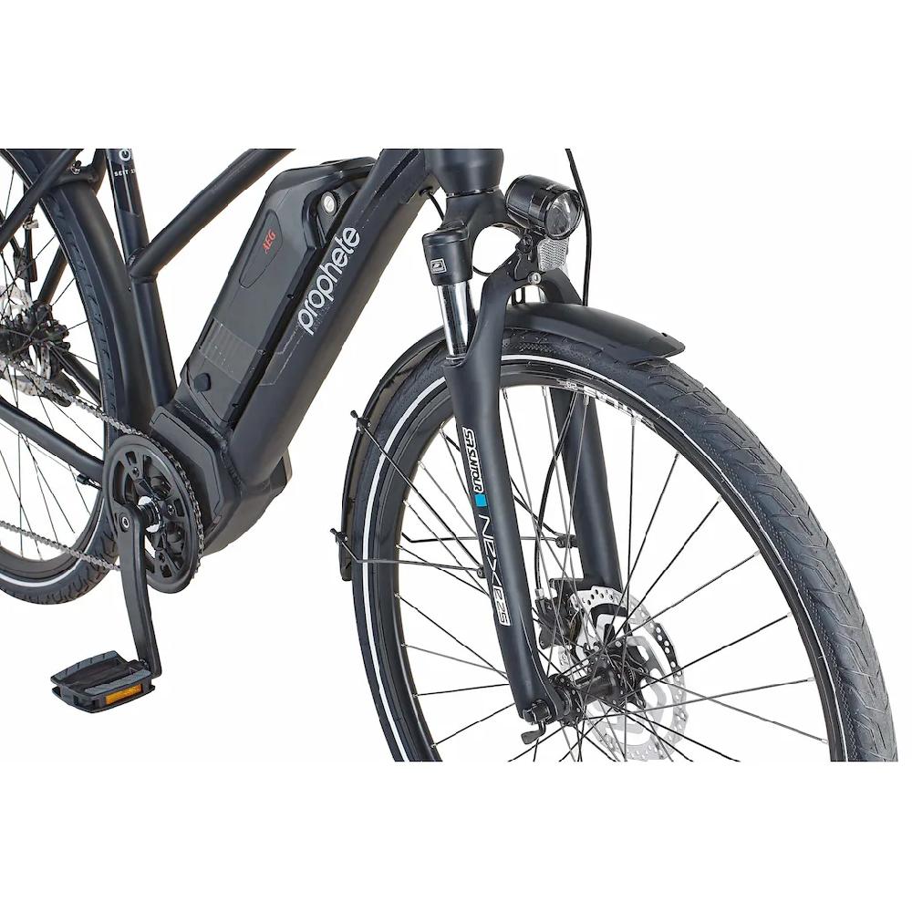 Prophete E-Bike »Entdecker PowerEdition« 10 Gang Shimano Deore Mittelmotor 250 W (mit Seitentasche) Pedelec Elektrofahrrad für Damen u. Herren Trekkingrad Günstiger Verkauf