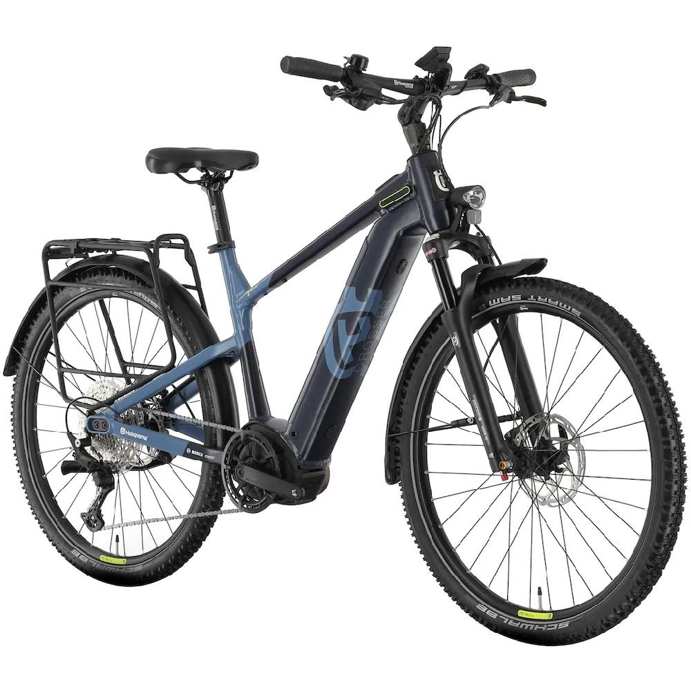 Husqvarna E-BICYCLES E-Bike »E-Trekkingbike Crosser 2« 11 Gang Shimano Deore RD-M5100 Mittelmotor 250 W (27 5 Zoll Bosch Motor Scheibenbremsen mit Straßenzulassung) Pedelec Elektrofahrrad für Herren u. Damen Trekkingrad Rabatt