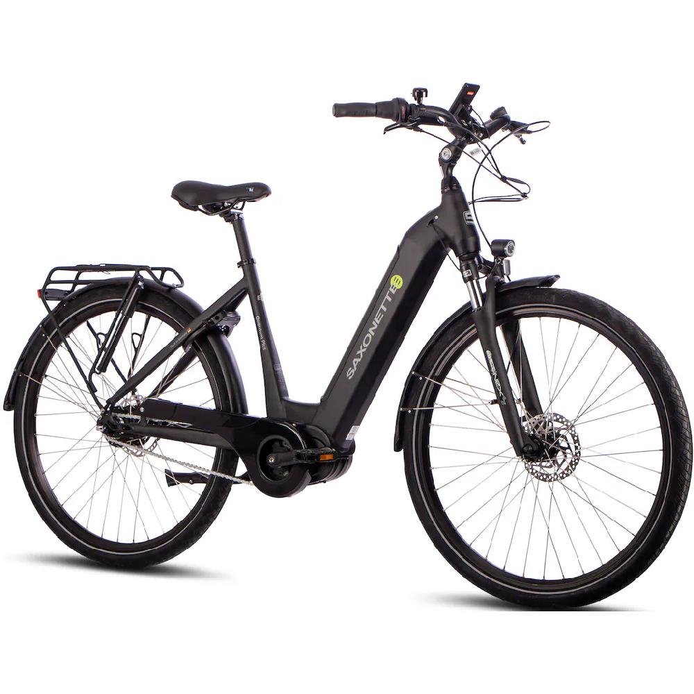 SAXONETTE E-Bike »Quantum Plus« 8 Gang Shimano Nexus Mittelmotor 250 W Pedelec Elektrofahrrad für Damen u. Herren Cityrad auf Rechnung bestellen Cyber Monday