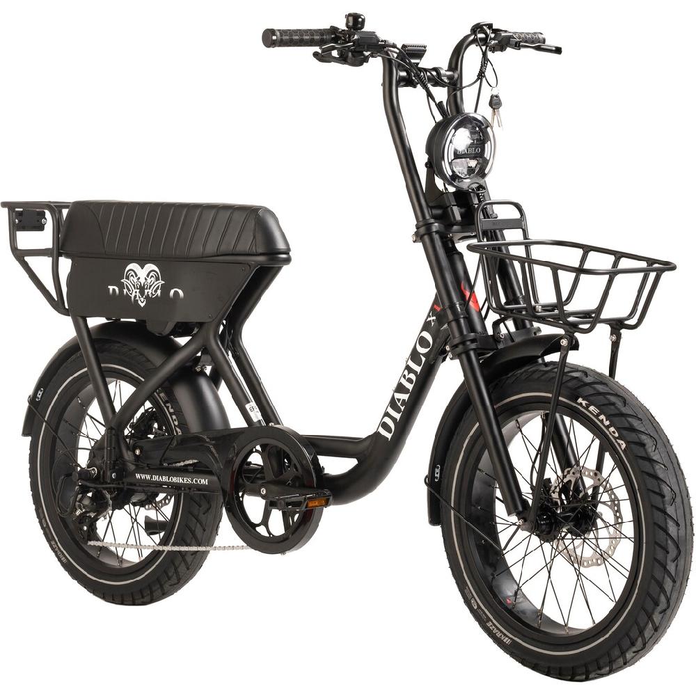 DIABLO BIKES E-Bike »X1« 7 Gang Shimano Tourney Heckmotor 250 W Pedelec Elektrofahrrad für Damen u. Herren Cityrad auf Rechnung Valentinstagsangebot