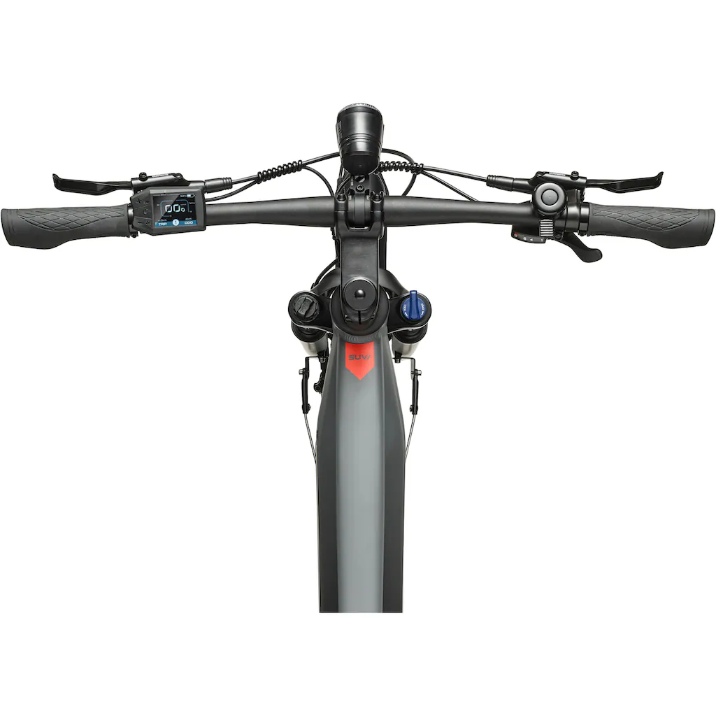 Telefunken E-Bike »SUV710« 9 Gang Shimano Mittelmotor 250 W (27 5 Zoll Straßenzulassung Scheibenbremsen) Pedelec Elektrofahrrad für Herren u. Damen Trekkingrad Cityrad auf Raten Jubiläumsangebot