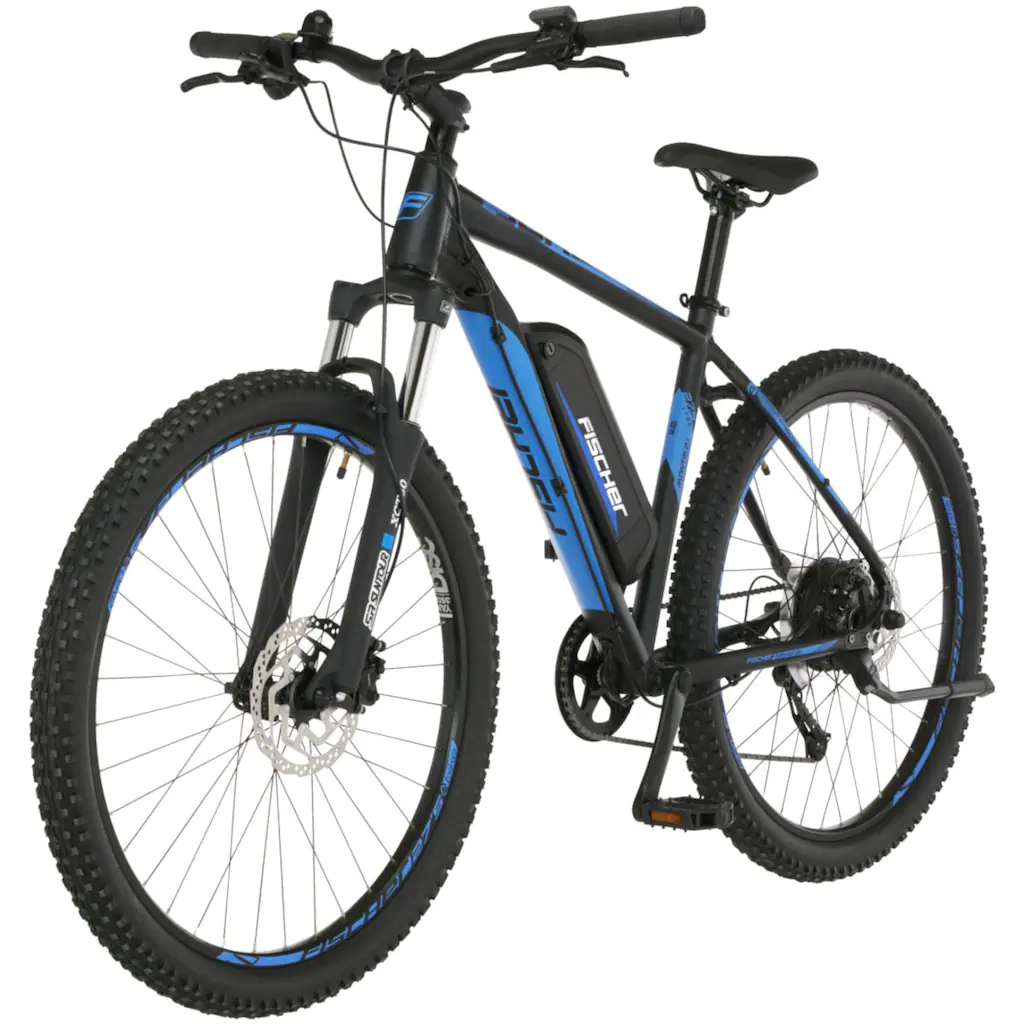 FISCHER Fahrrad E-Bike »MONTIS 2.1 557« 9 Gang Shimano Altus Heckmotor 250 W (Schloss) Pedelec Elektrofahrrad für Damen u. Herren MTB Mountainbike auf Rechnung online kaufen Lagerräumung