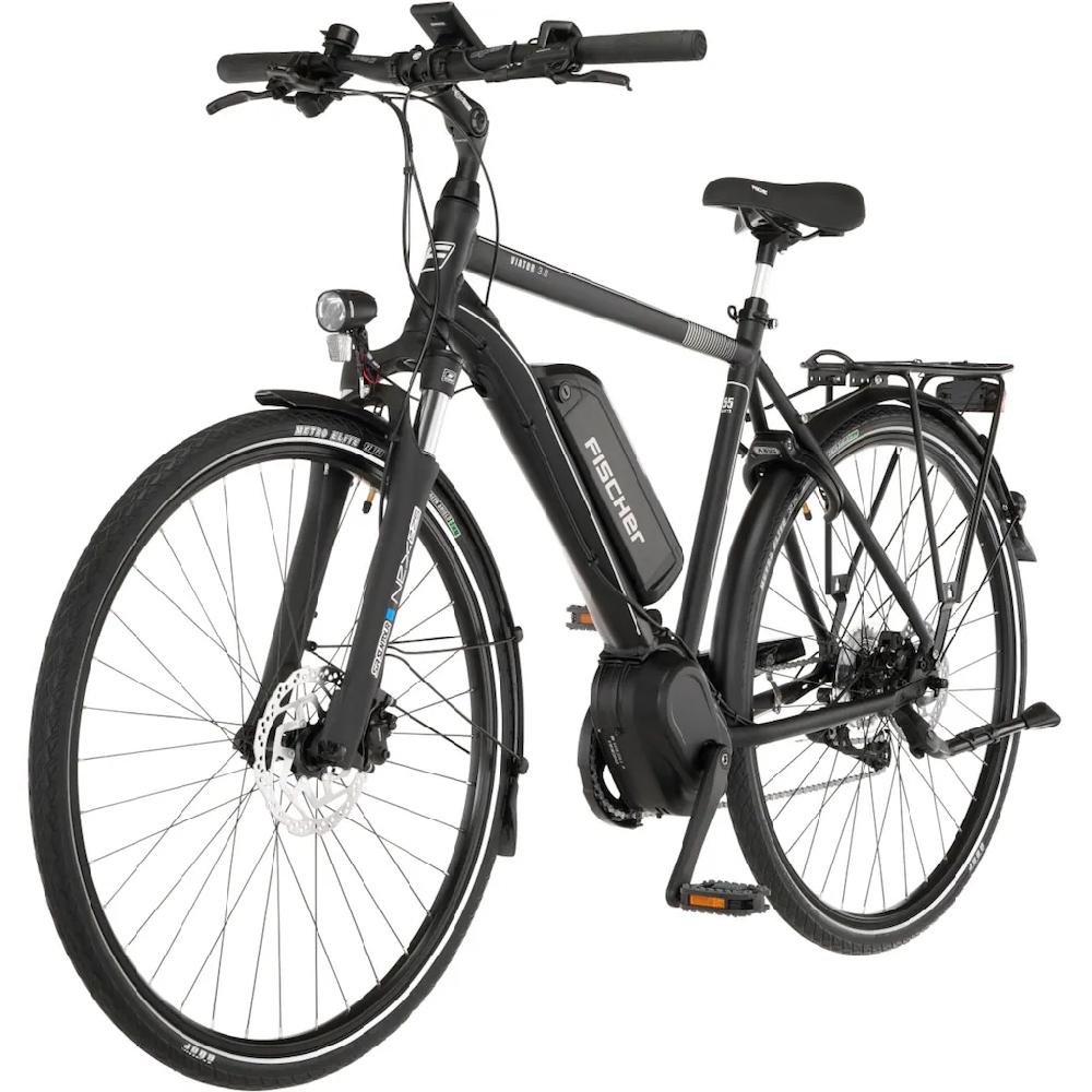 FISCHER Fahrrad E-Bike »VIATOR 3.0 Herren 55« 8 Gang Shimano Acera Mittelmotor 250 W (mit Faltschloss) Pedelec Elektrofahrrad für Damen u. Herren Trekkingrad auf Raten Sonderangebote