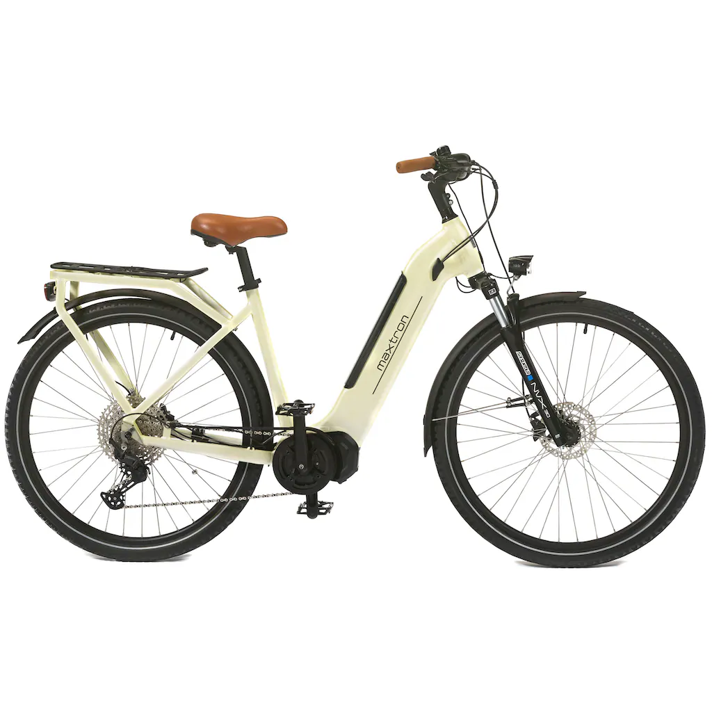 Maxtron E-Bike »MTS 21X« 11 Gang Shimano Deore Mittelmotor 250 W Pedelec Elektrofahrrad für Damen u. Herren Cityrad auf Rechnung online bestellen