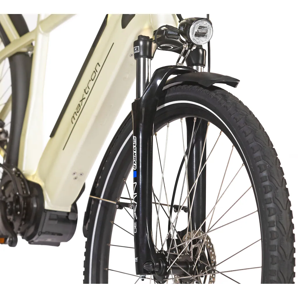 Maxtron E-Bike »MTS 21X« 11 Gang Shimano Deore Mittelmotor 250 W Pedelec Elektrofahrrad für Damen u. Herren Cityrad auf Rechnung online bestellen Tiefpreis