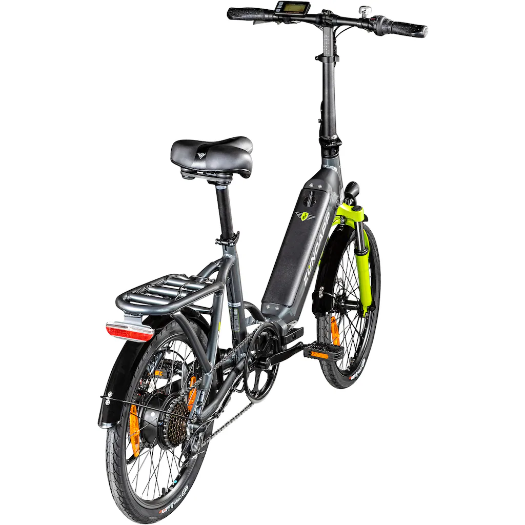 Zündapp E-Bike »ZT20R« 6 Gang Heckmotor 486 W Pedelec Elektrofahrrad für Damen u. Herren Faltrad auf Rechnung Super Sparpreis