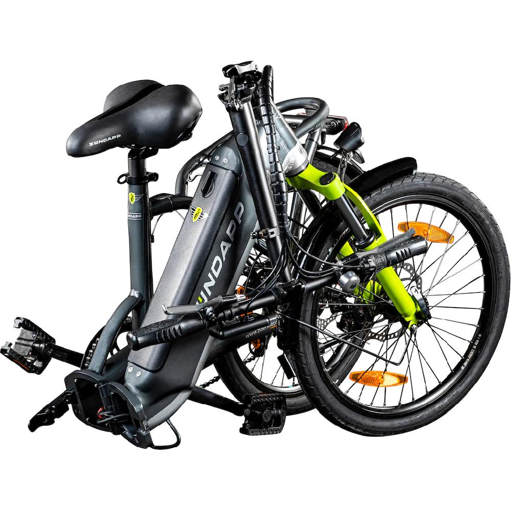 Zündapp E-Bike »ZT20R« 6 Gang Heckmotor 486 W Pedelec Elektrofahrrad für Damen u. Herren Faltrad auf Rechnung Super Sparpreis