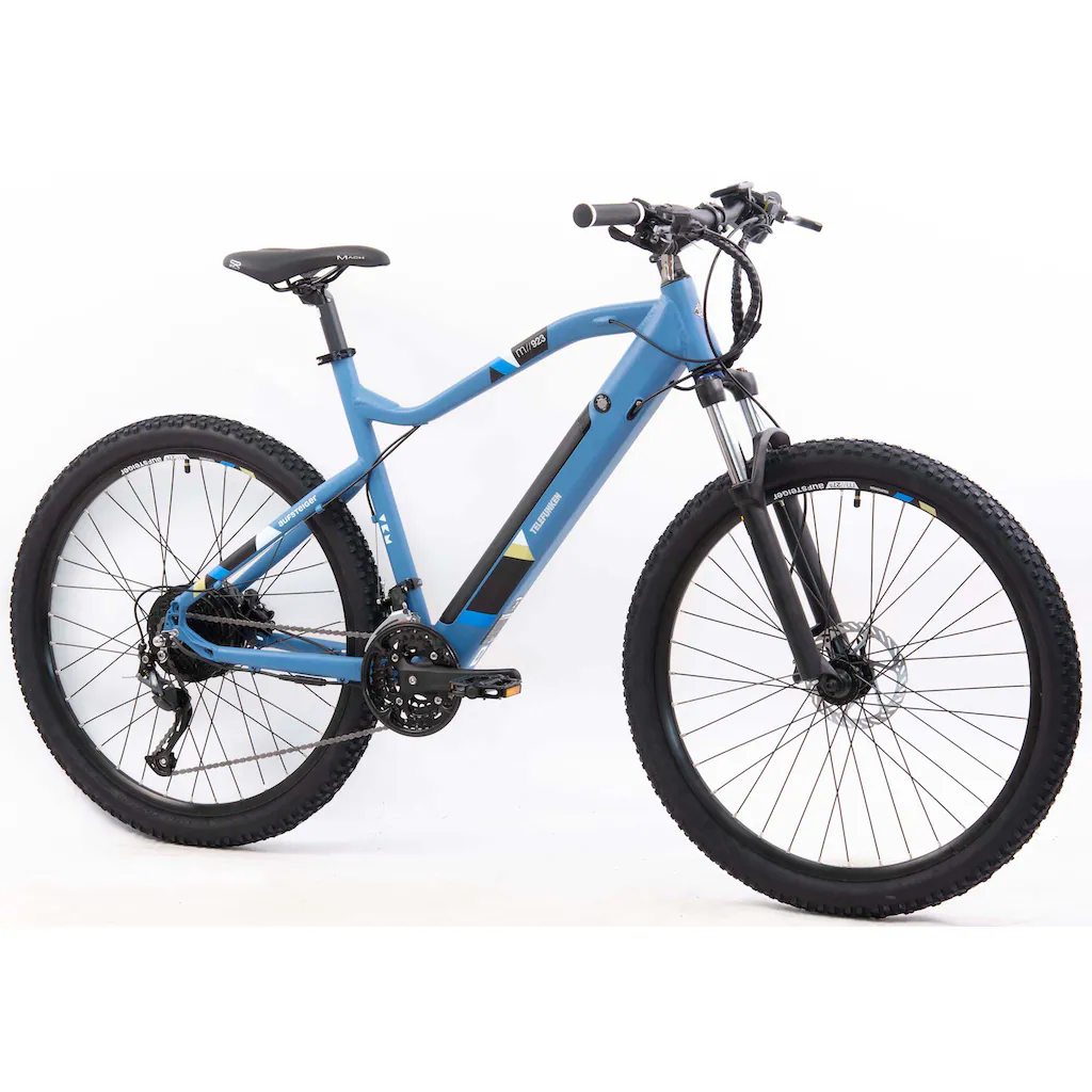 Telefunken E-Bike »Aufsteiger M923« 27 Gang Shimano Altus Heckmotor 250 W Pedelec Elektrofahrrad für Damen u. Herren MTB Mountainbike auf Rechnung kaufen Neueste Stile