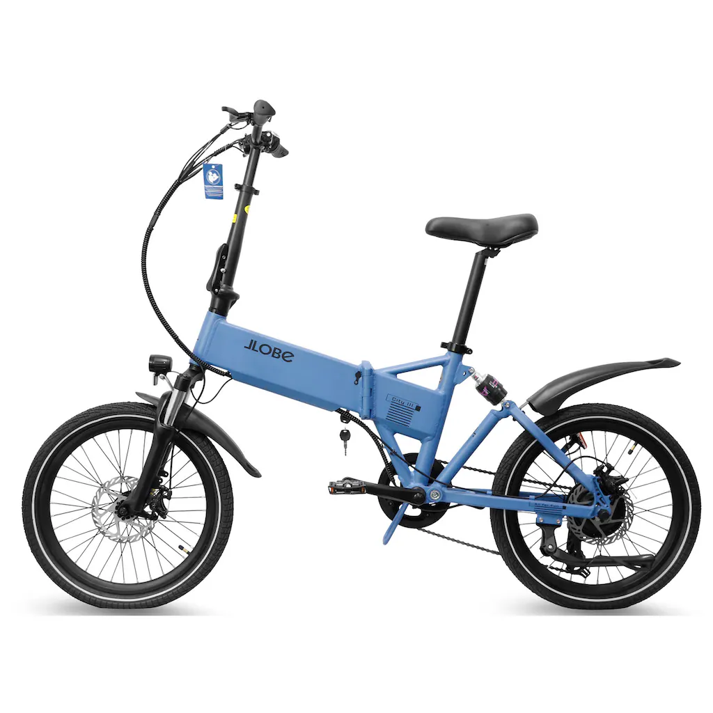 LLobe E-Bike »City III blau 36V / 10 4Ah« 3 Gang Shimano 7-Gang Shimano Kettenschaltung Frontmotor 250 W Pedelec Elektrofahrrad für Damen u. Herren auf Rechnung online bestellen 50% Rabatt mit kostenlosem Versand